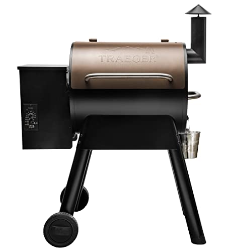 Traeger Grills Pro Series 22 Electric Wood Pellet Grill and Smoker, Bronze,...