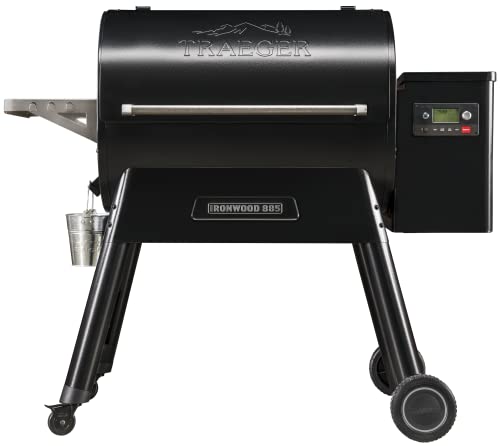 Traeger Grills Ironwood 885 Wood Pellet Grill and Smoker with WIFI Smart...