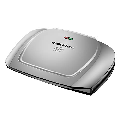 George Foreman 9-Serving Basic Plate Electric Grill and Panini Press,...