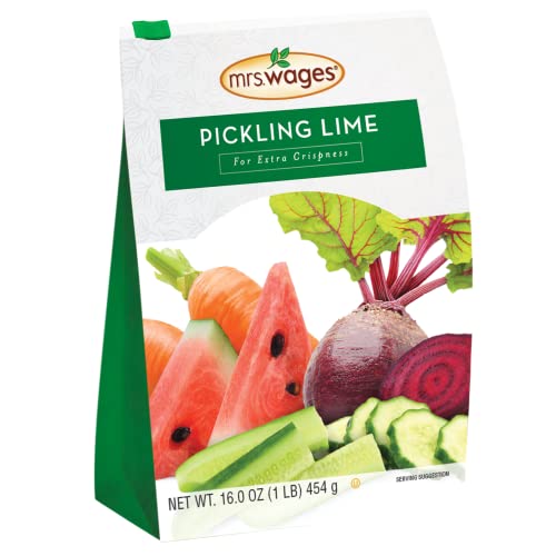 Mrs. Wages Pickling Lime, Easy-To-Make, Crispy Flavorful Pickles, Tasty...