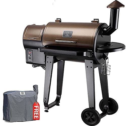 Z GRILLS ZPG-450A 2024 Upgrade Wood Pellet Grill & Smoker 6 in 1 BBQ Grill...
