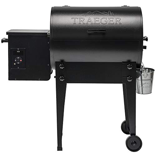 Traeger Grills Tailgater 20 Portable Wood Pellet Grill and Smoker, Black,...