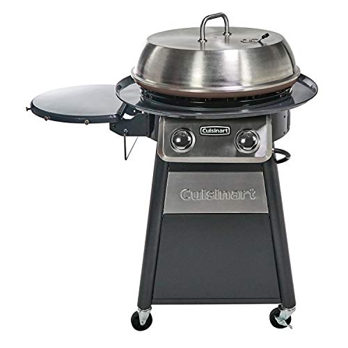 Cuisinart CGG-888 22-Inch Round Outdoor Flat Top Surface Gas Grill,...
