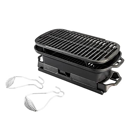 Lodge LSPROG Cast Iron Hibachi Style Outdoor Grill