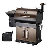 Z GRILLS Wood Pellet Grill Smoker with Digital Controls, Cover, 700 sq. in....