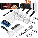 Blackstone Griddle Accessories Kit,16pcs Flat Top Grill Accessories Set for...