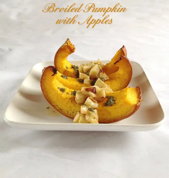Broiled Pumpkin with Apples