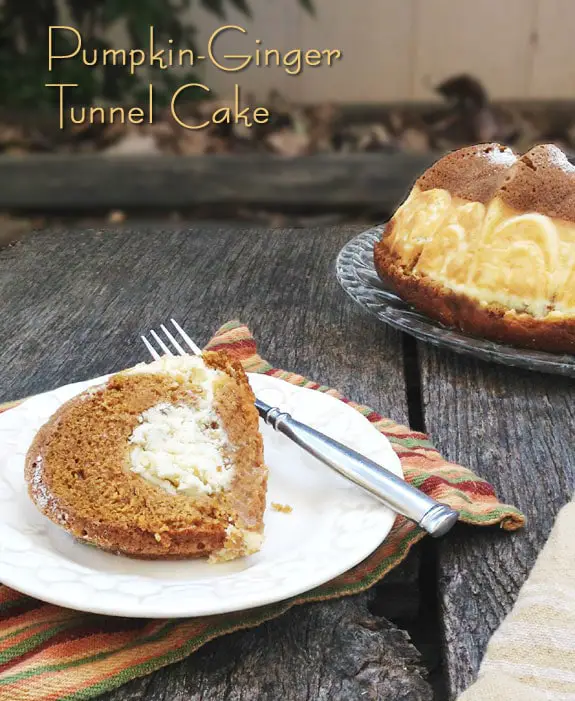 Pumpkin Ginger Tunnel Cake