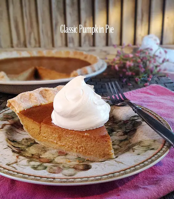 Classic Pumpkin Pie