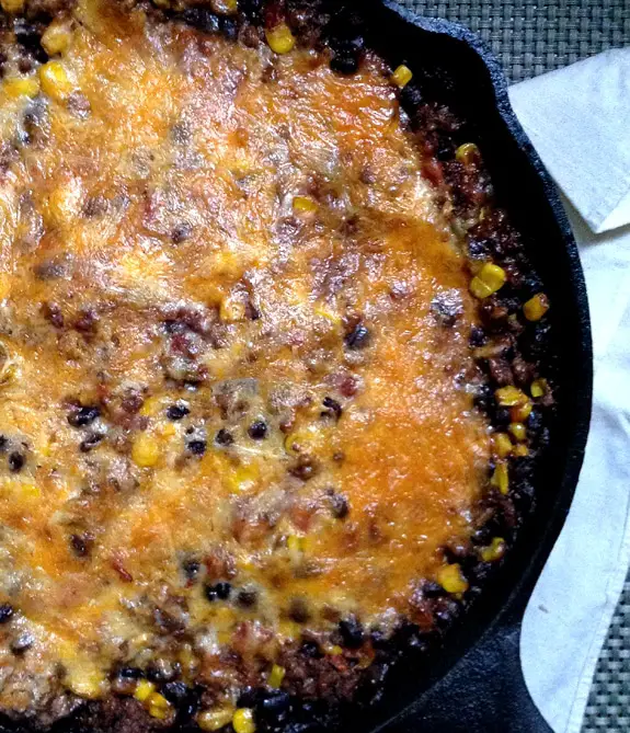 Southwestern Chili Tortilla Bake