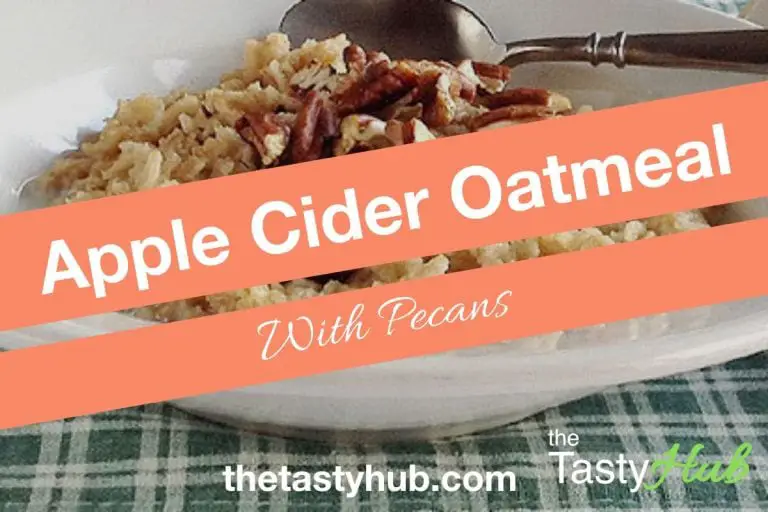 Apple Cider Oatmeal with PEcans