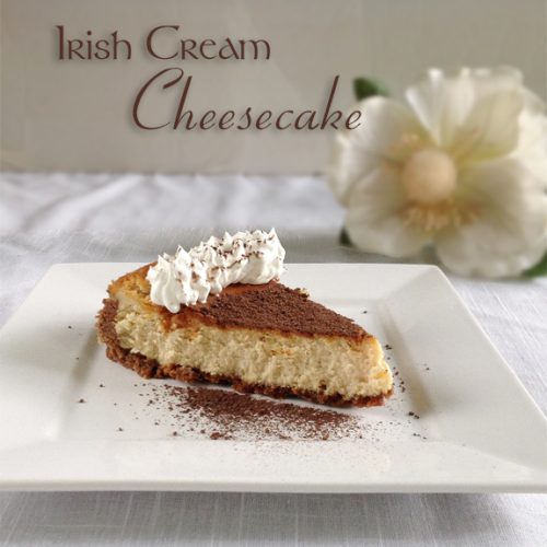 Irish Cream Cheesecake Recipe