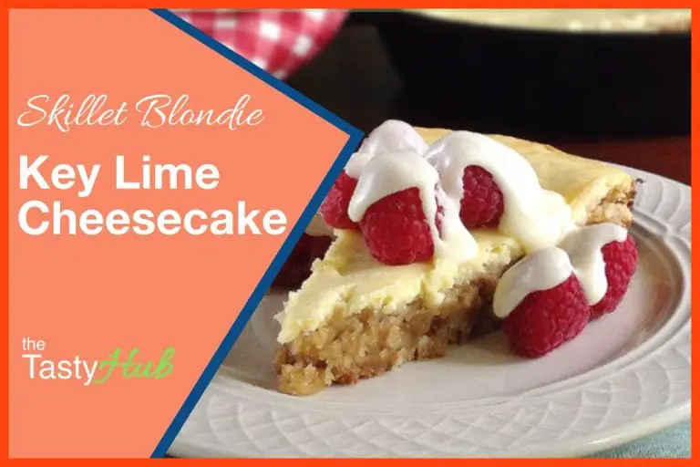 Key Lime Cheesecake Skillet Blondies