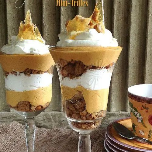 No-Bake Pumpkin Cheesecake Mini Trifles
