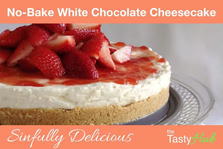 No-Bake White Chocolate Cheesecake with Strawberries