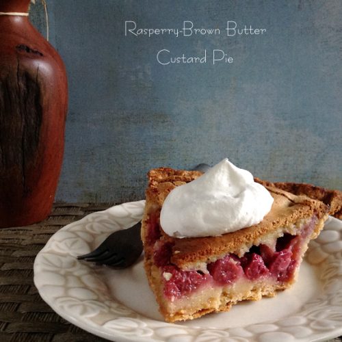 Raspberry-Brown Butter Custard Pie Recipe
