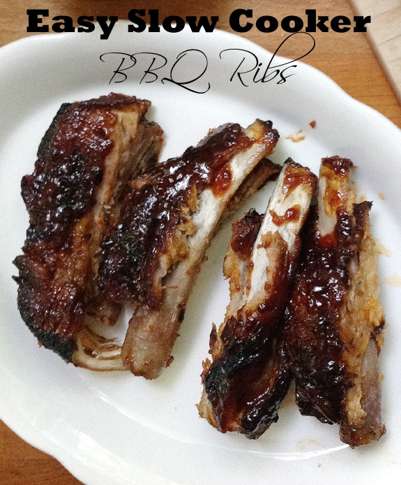 Easy Slow Cooker BBQ Ribs The Tasty Hub