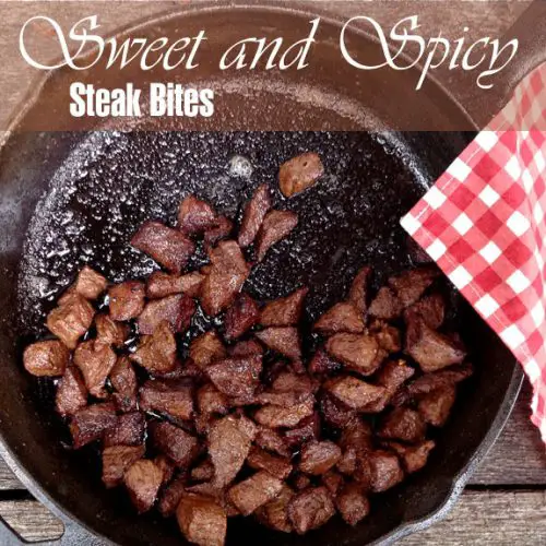 Sweet and Spicy Steak Bites